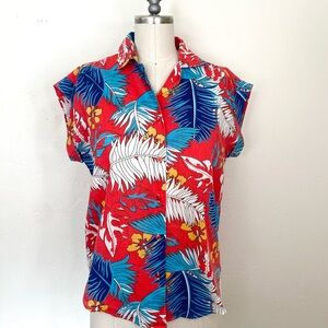 Caribou Women’s Vintage Aloha Hawaiian Shirt